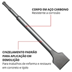 Talhadeira Para Martelete 14x250x40mm Encaixe Sds Plus | Fert